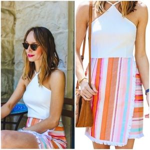 Anthropologie Hutch Kalyn Halter Wrap Dress NWOT